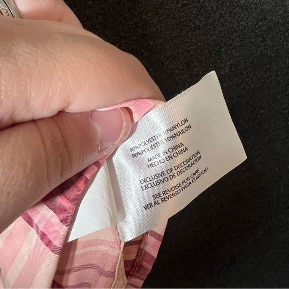 Eddie Bauer Pink Plaid Button Up Shirt, Womens XXL - Picture 7 of 7